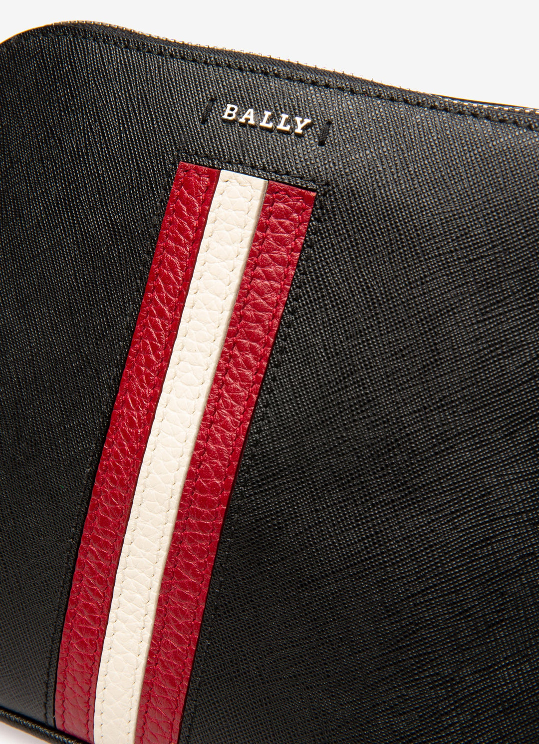 Bally black bovine embossed hotsell